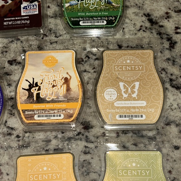 Scentsy Bar Wax Melts Lot Summer & Fall Scents Candle Melts J6 - Picture 4 of 7